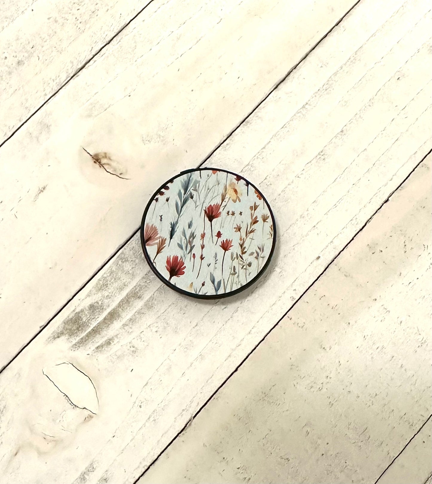 White Wildflowers PopSocket